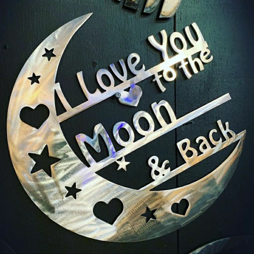 Large 22" I Love You To The Moon & Back